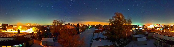 Winternacht in Wischhafen